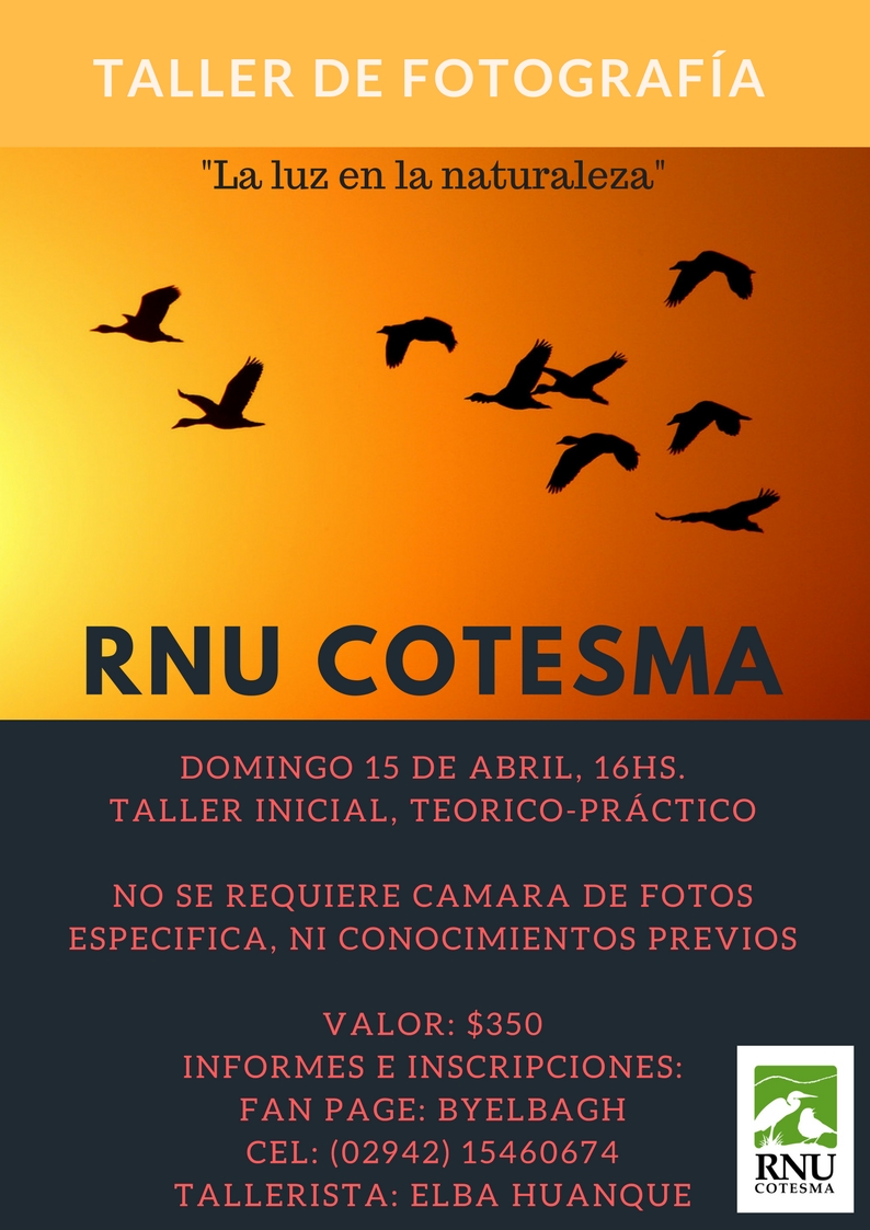 Taller de Fotografía: “La Luz en la Naturaleza”