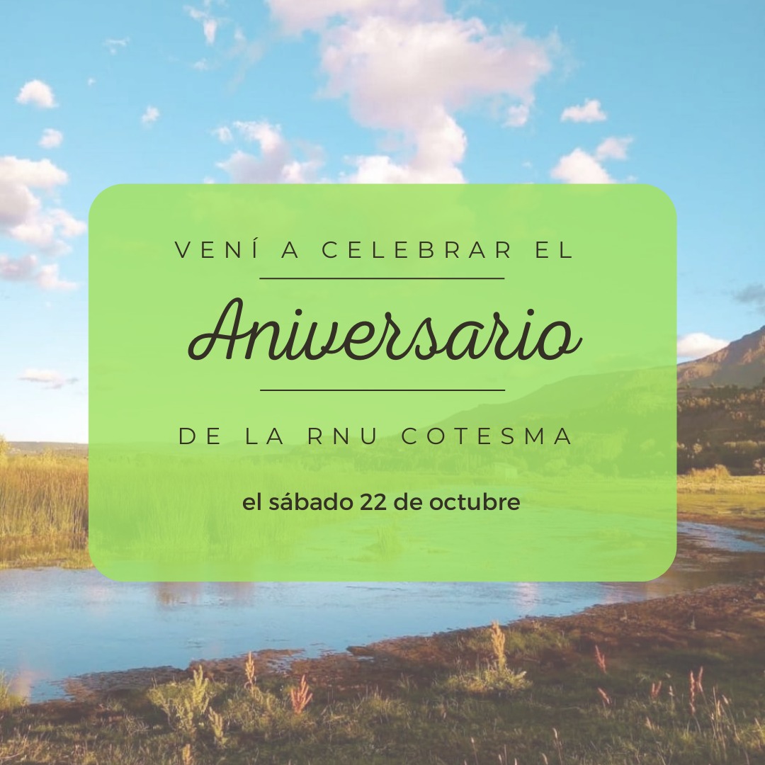 La RNU Cotesma cumple años y lo queremos celebrar con vos!