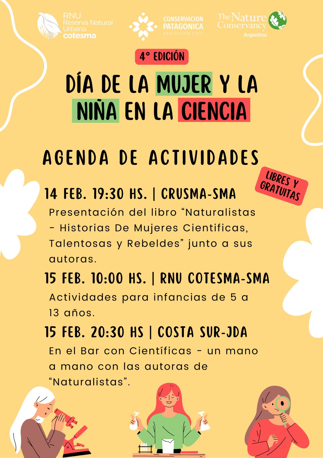Cuarta Edición del Día Internacional de la Mujer y la Niña en la Ciencia